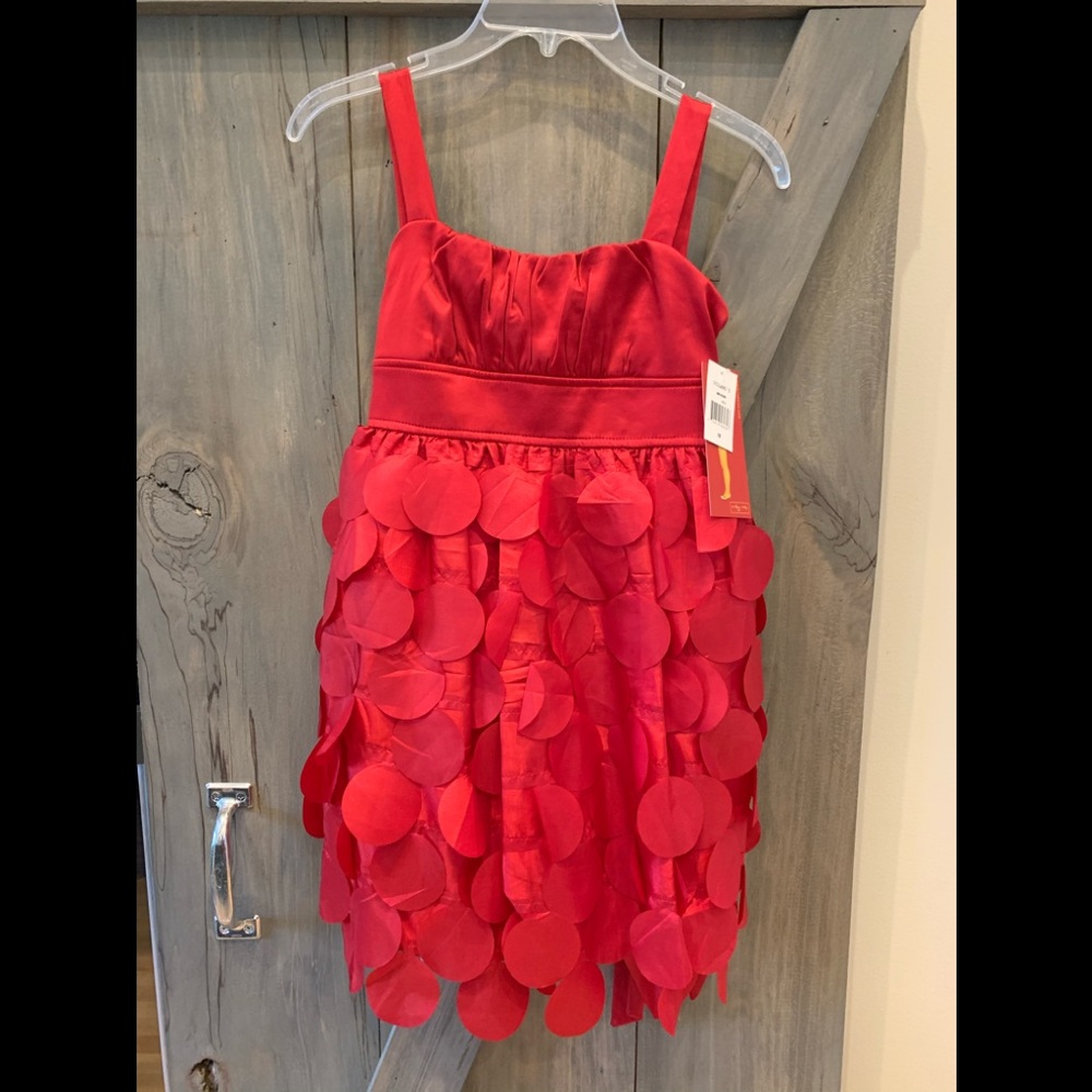 BNWT Girls Ruby Rox Red Dress Sz-12 Party dress